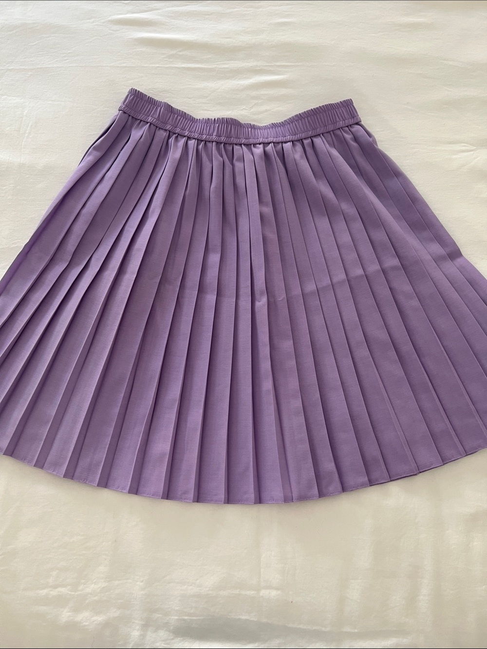 Pleated Lavender Skirt